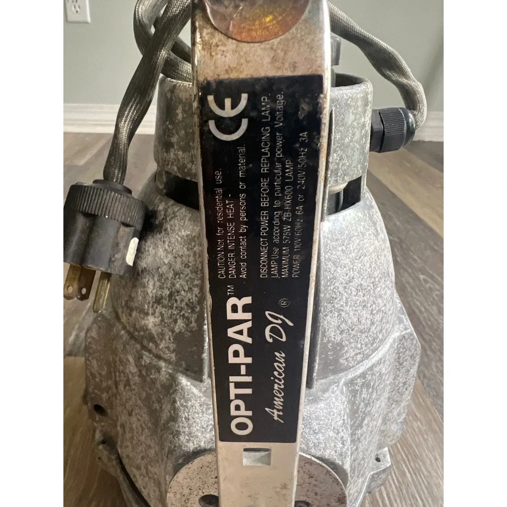 American DJ Opti-Par Stage Light Unisex OS Gray Industrial Theatrical Fixture
